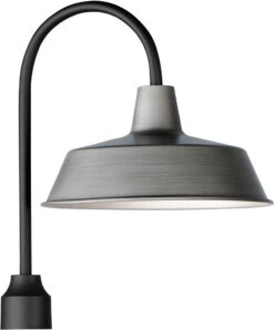 Maxim Pier M 20.25" Contemporary Exterior Post Light Weathered Zinc / Black 35010WZBK