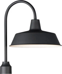 Maxim Pier M 20.25" Modern Exterior Lamp Post Light Black 35010BK