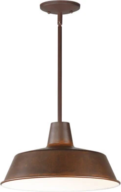 Maxim Pier M 8" Contemporary Outdoor Ceiling Pendant Light Empire Bronze 35019EB