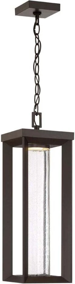 Minka Lavery The Great Outdoors Shore Pointe 20.75" LED Modern Outdoor Pendant Lighting Fixture Oil Rubbed Bronze 72797-143-L