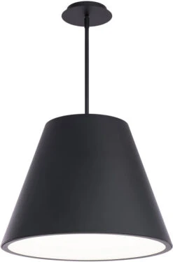 Modern Forms Myla 15" LED Modern Outdoor Hanging Lamp Black PD-W24320-BK