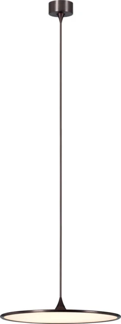 PageOne Leja 61.4" LED Contemporary Pendant Light Deep Taupe PP120301-DT