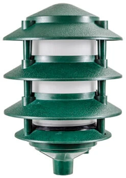 Pagoda Fixture 4 Tier 6" Top 1/2" Base 6 Watt Filament LED 120 Volts FG5100-LED6-G