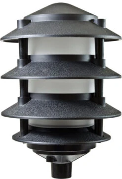 Pagoda Fixture 4 Tier 6" Top 1/2" Base Incandenscent 120 Volts FG5100-B