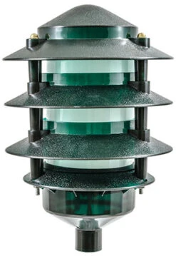 Plastic 4 Tier Pagoda Fixture 2.5 Watt JC-LED 12 Volts LV-LED5100