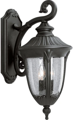 Progress Meridian 20.25" Outdoor Wall Light Fixture Textured Black P5822-31