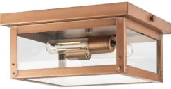 Progress Union Square 5.5" Contemporary Outdoor Ceiling Lighting Fixture Antique Copper P550007-169