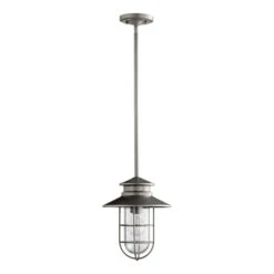 Quorum Moriarty Outdoor Pendant - Graphite 7699-3