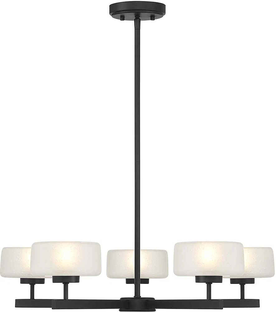 Savoy House Falster 5.5" LED Lighting Chandelier Matte Black 1-5409-5-89 1 Savoy House Falster 5.5" LED Lighting Chandelier Matte Black 1-5409-5-89