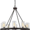 Savoy House Inman 28" Outdoor Chandelier Light 1-1130-8-13
