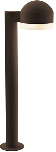 Sonneman LED REALS 23.75" Modern Exterior Bollard - Textured Bronze 7304.DC.FW.72-WL