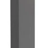 Sonneman LED Triform Compact 28" Contemporary Exterior Bollard - Textured Gray 7323.74-WL