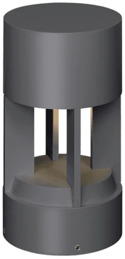 Visual Comfort Modern Turbo 10.9" LED Modern Outdoor Pathway Lighting Charcoal 700OATUR82712DH12S