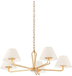 Troy Ozias 11.5" Overhead Lighting Fixture - Vintage Gold Leaf F2536-VGL