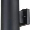 Vaxcel Chiasso 14.25" Modern Exterior Lamp Sconce Textured Black T0653