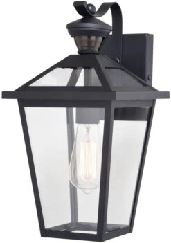 Vaxcel Derby 15.0" Outdoor Light Sconce Matte Black T0717