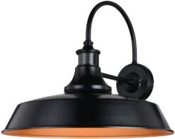 Vaxcel Dorado 15.5" Exterior Wall Lamp Dark Bronze And Light Gold T0649