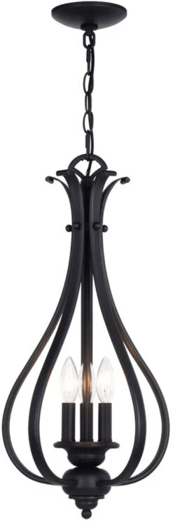 Vaxcel Monrovia 24.0" Foyer Light Fixture Oil Rubbed Bronze P0382