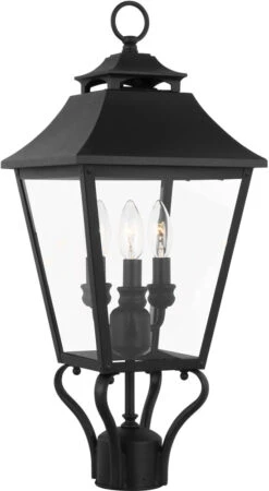 Visual Comfort Studio Galena 23.25" Exterior Post Light Textured Black OL14406TXB