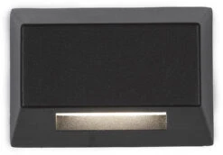 WAC Lighting 2.38" LED Contemporary Exterior Step Lighting Black 3031-BK
