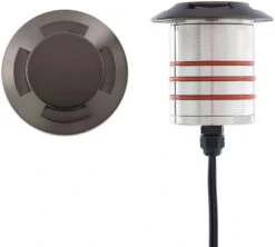 WAC Lighting 3.13" LED Modern Outdoor Landscape Light Marine Grade Stainless Steel And Bronze 2101-BS