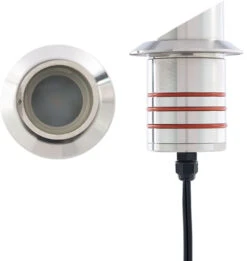WAC Lighting 4.35" LED Modern Outdoor Landscape Light Fixture Marine Grade Stainless Steel 2111-SS