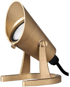 WAC Lighting 5.5" LED Modern Landscape Lighting Natural Brass 5511-30NB