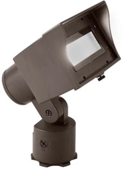 WAC Lighting 7" LED Contemporary Landscape Lighting Solid Brass And Bronze 5221-BBR