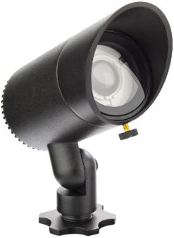 WAC Lighting 4.13" LED Contemporary Landscape Lighting Black 5411-BK