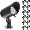 WAC Lighting 4.13" LED Modern Landscape Lighting Black 5311-BK-12