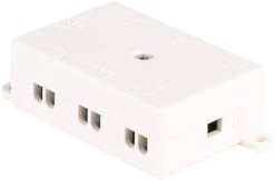 WAC Lighting Mini Puck 0.88" Contemporary Cabinet LightingCabinet Lighting Terminal Block White MTB-01-WT