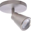 WAC Lighting Solo 5.21" LED Modern Home Track Lighting Head Brushed Nickel TK-180501-30-BN