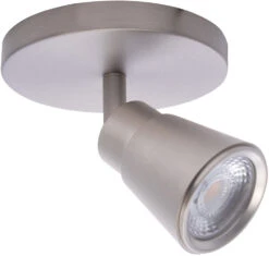 WAC Lighting Solo 5.21" LED Modern Home Track Lighting Head Brushed Nickel TK-180501-30-BN