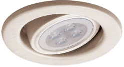 WAC Lighting WAC 0.19" LED Contemporary Recessed Light Insert Brushed Nickel HR-837LED-BN