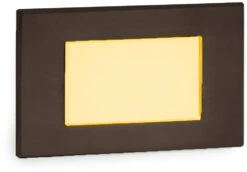 WAC Lighting 3.13" LED Modern Indoor Step Lighting Bronze WL-LED130-AM-BZ