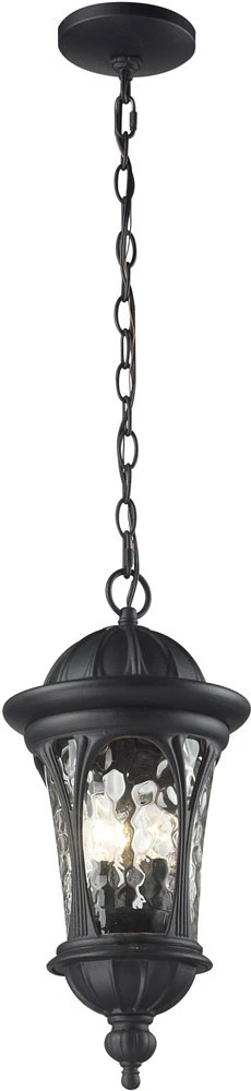 Z-Lite Doma 19.5" Outdoor Drop Lighting Black 543CHM-BK