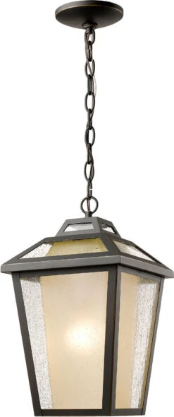 Z-Lite Memphis Outdoor 15.88" Outdoor Ceiling Pendant Light Oil Rubbed Bronze 532CHM-ORB
