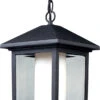 Z-Lite Mesa 15.25" Outdoor Drop Lighting Fixture Black 523CHB