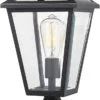 Z-Lite Talbot 16.5" Outdoor Lighting Post Light - Black 579PHMR-BK